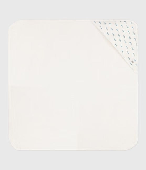 ASCIUGAMANO QUADRATO DA BAGNO IN COTONE NEONATO