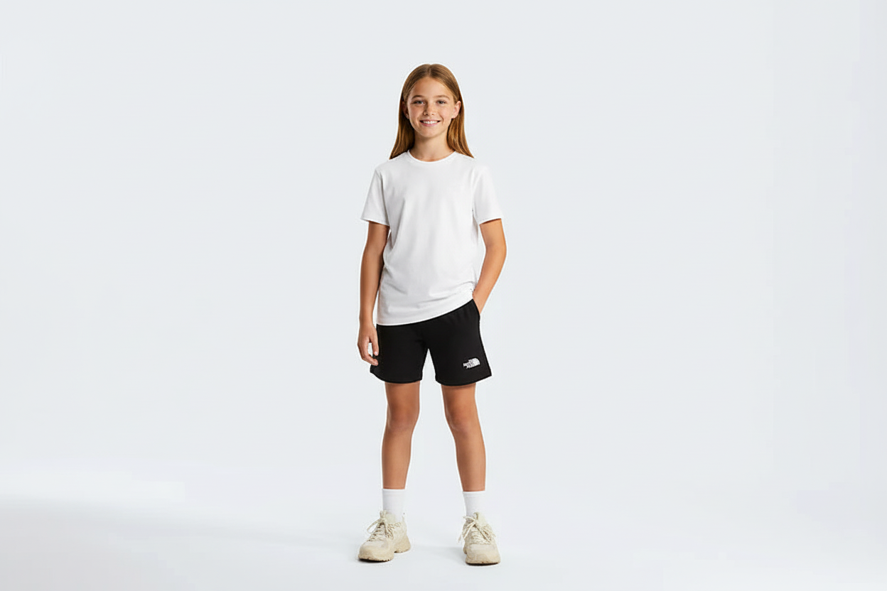 Pantaloncini in tuta The North face nero unisex