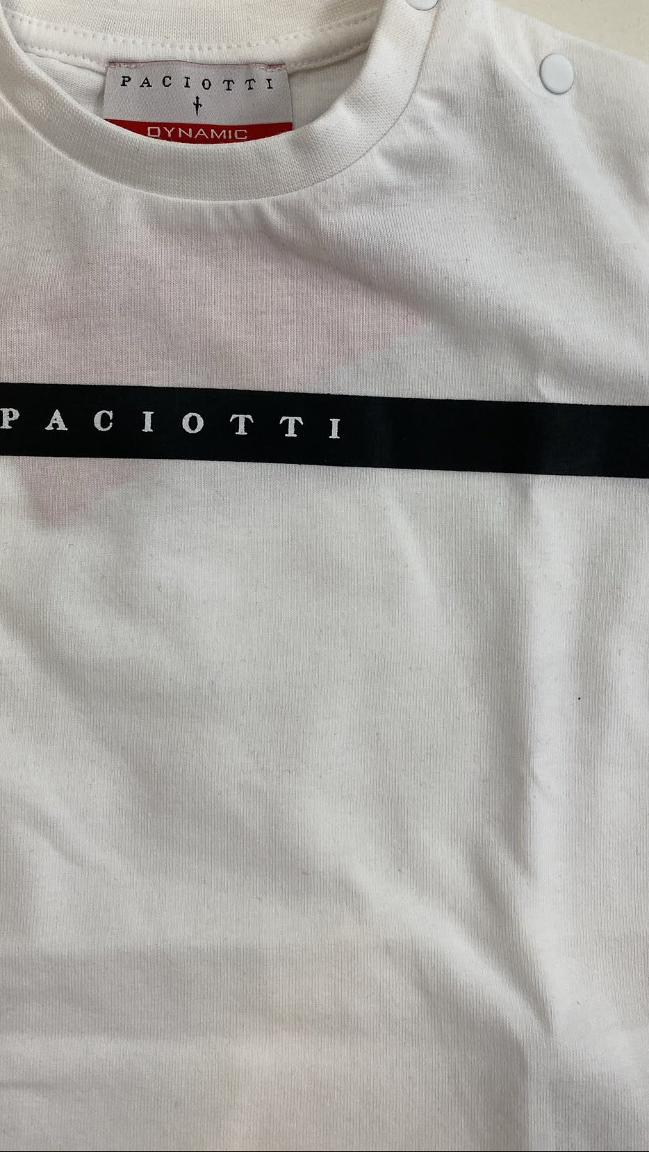 T-shirt maniche lunghe bianca Paciotti