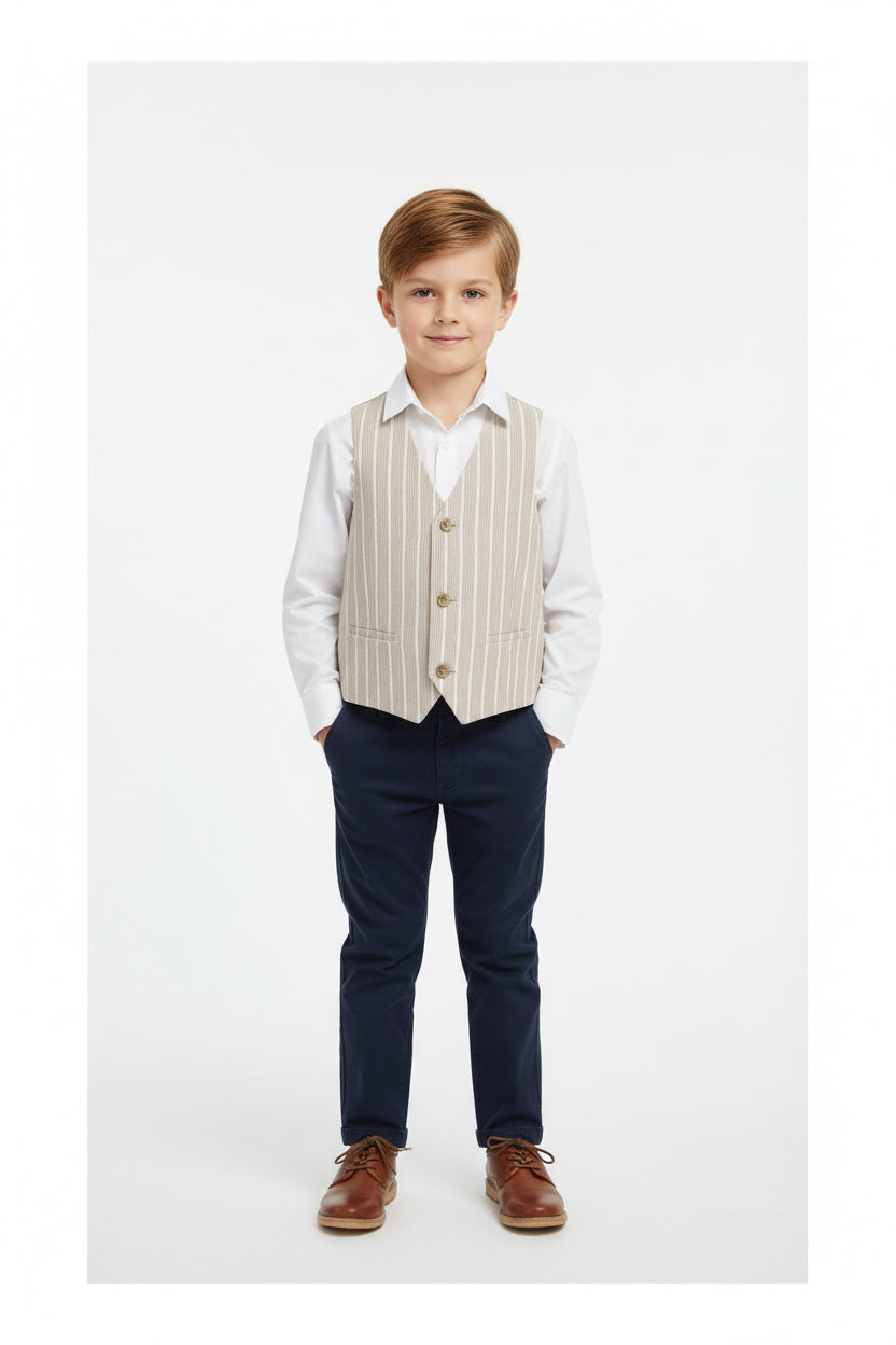 GILET RIGATO BAMBINO JECKERSON