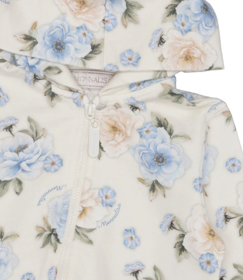 FELPA FLOREALE IN COTONE