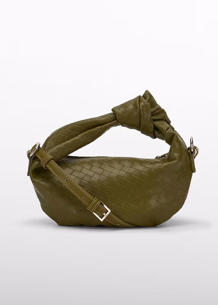 Borsa ecopelle intrecciata Abel & Lula