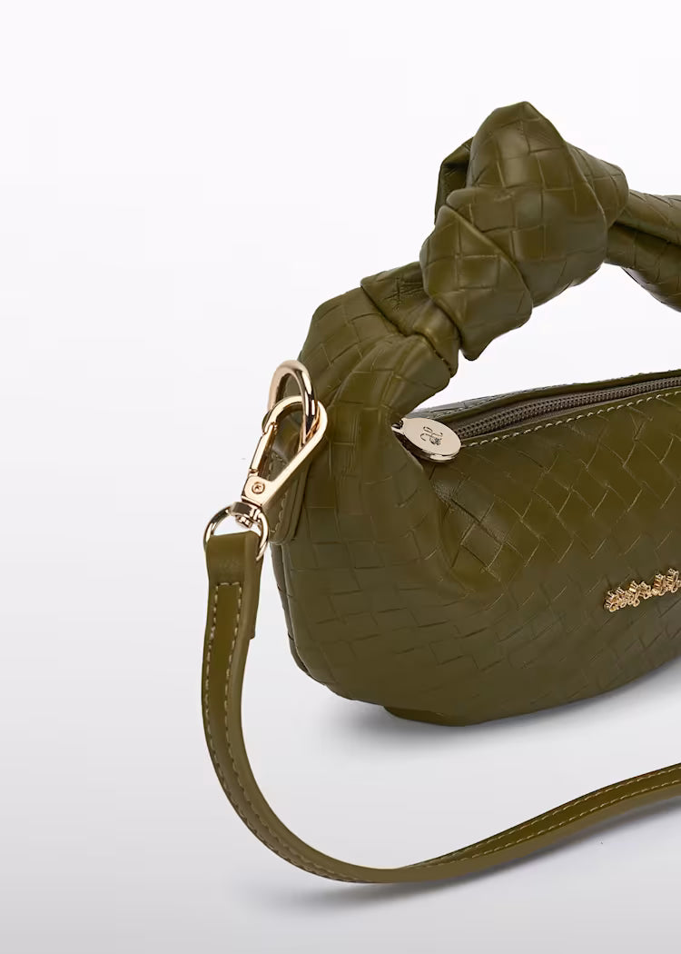 Borsa ecopelle intrecciata Abel & Lula