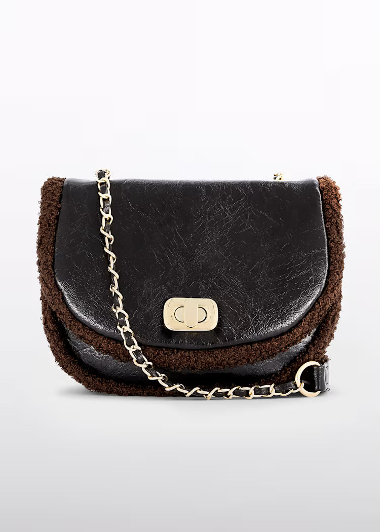 Borsa pelliccia combined Abel & Lula