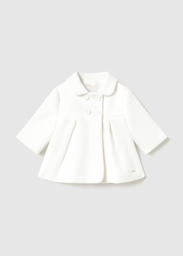 Cappotto a balze Neonata Mayoral