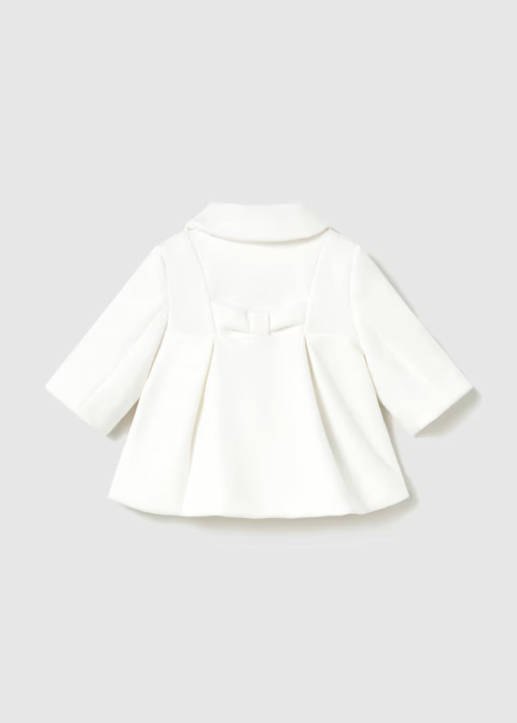 Cappotto a balze Neonata Mayoral