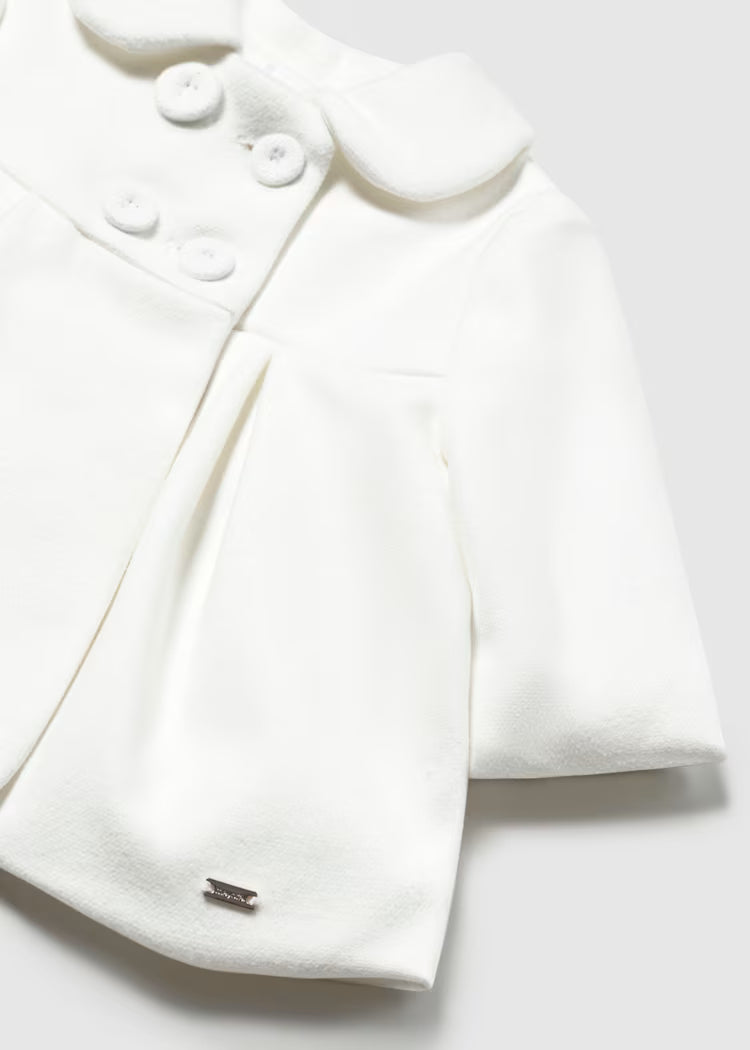 Cappotto a balze Neonata Mayoral