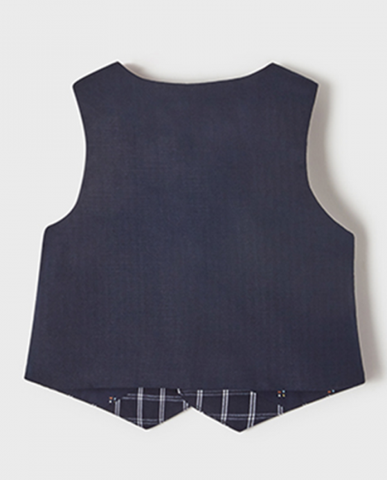 GILET MISTO LINO