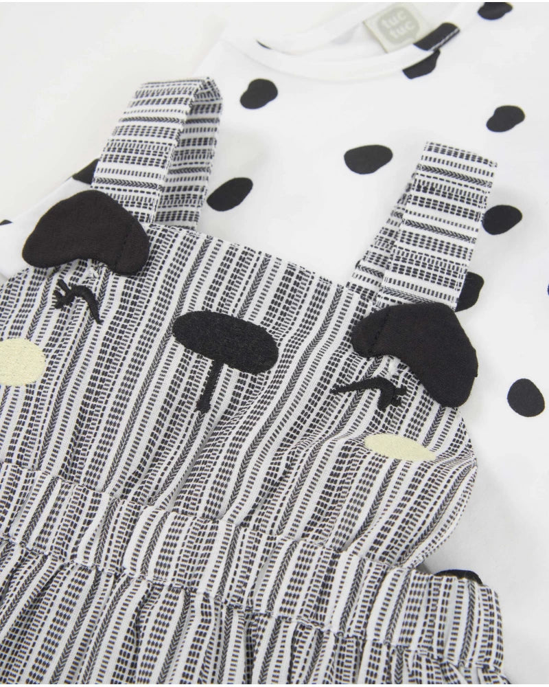 Three-piece knitted set for newborn