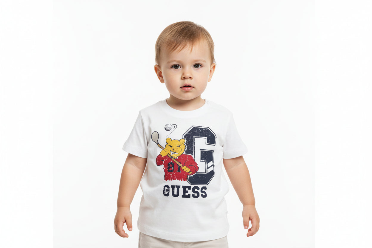 T-SHIRT IN COTONE CON STAMPA FRONTALE