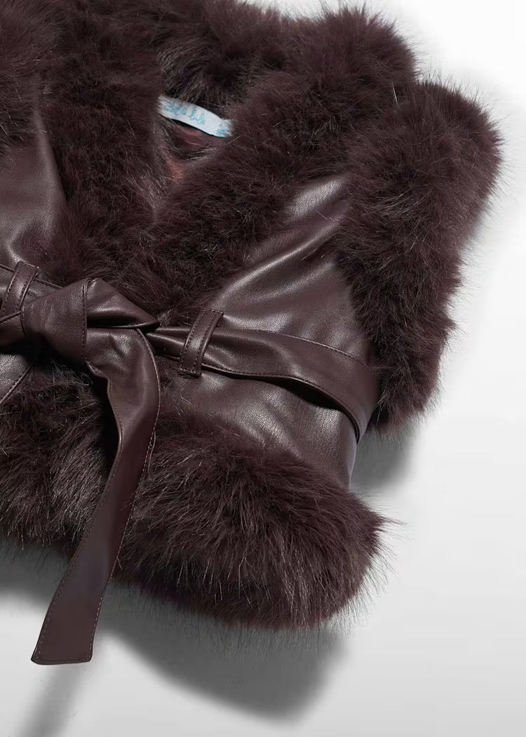 Gilet imbottito pellicciotto Abel & Lula