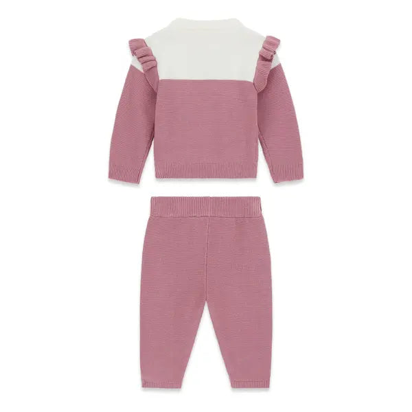 Completo maglione maniche lunghe + pantaloni per bambina Guess