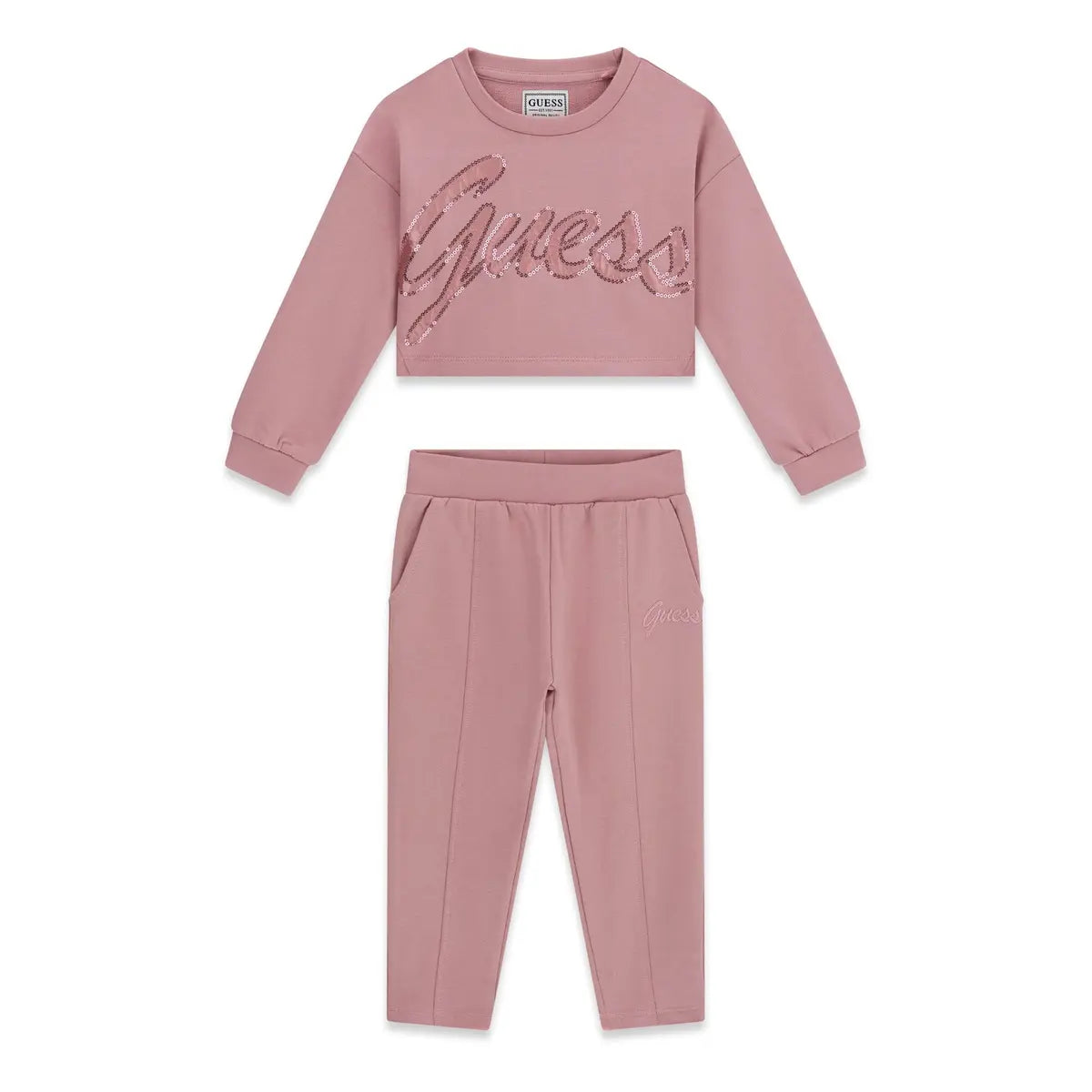 Completo felpa e pantaloni per bambina Active Guess