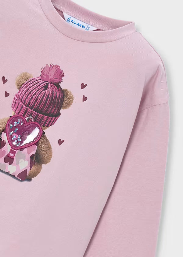 Maglietta orso bambina Mayoral