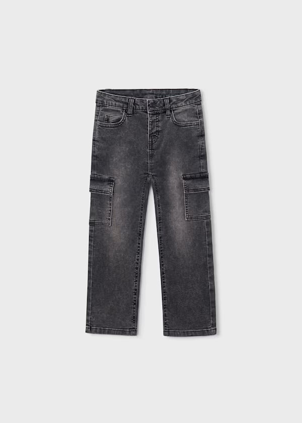 Pantalone jeans cargo bambino Mayoral