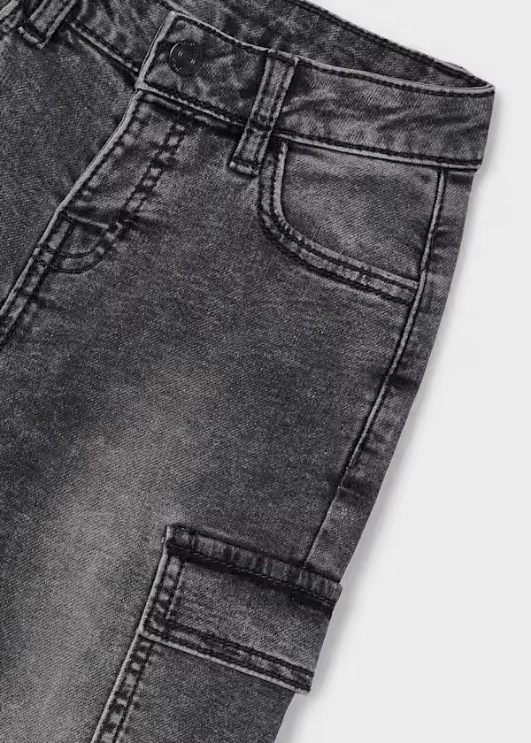 Pantalone jeans cargo bambino Mayoral