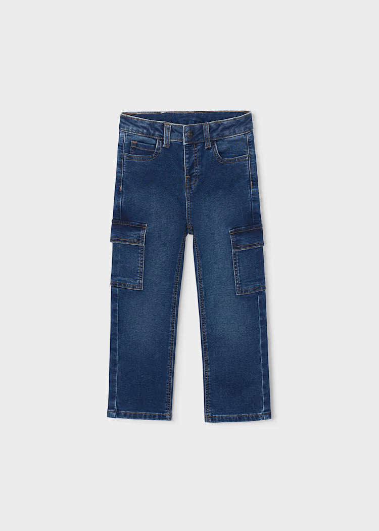 Pantalone jeans cargo Bambino Mayoral