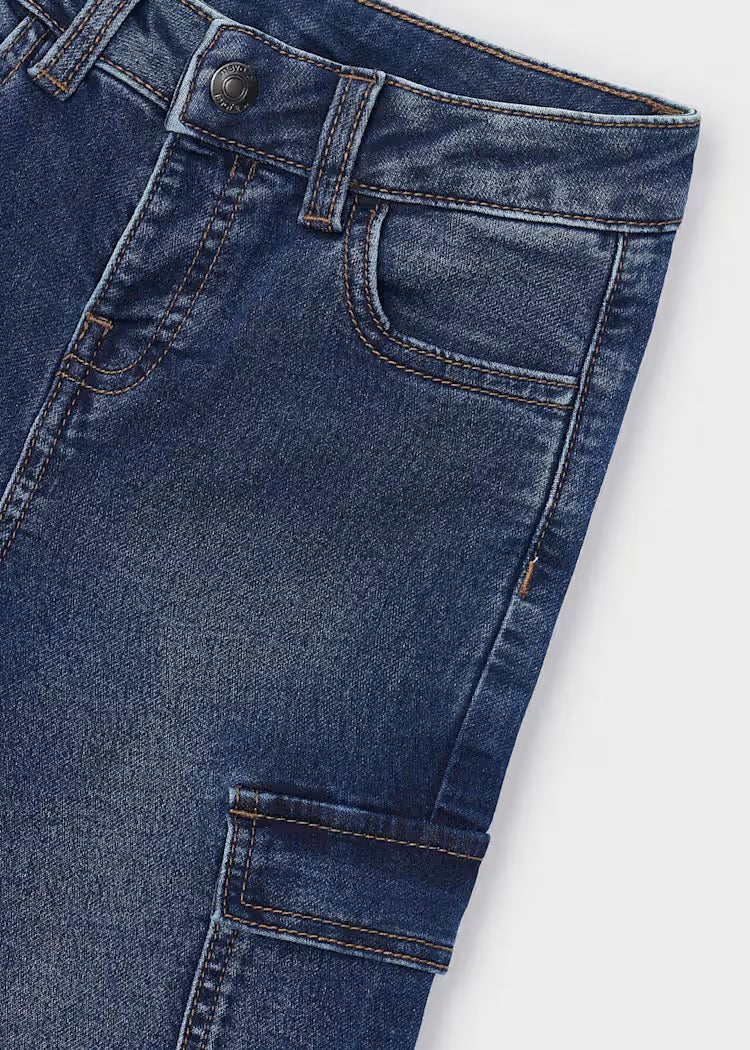 Pantalone jeans cargo Bambino Mayoral