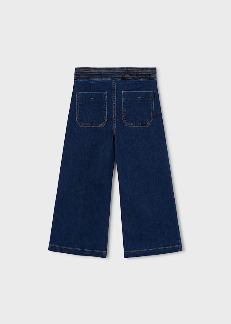 Pantalone jeans wide leg bambina Mayoral