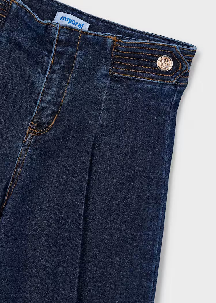 Pantalone jeans wide leg bambina Mayoral
