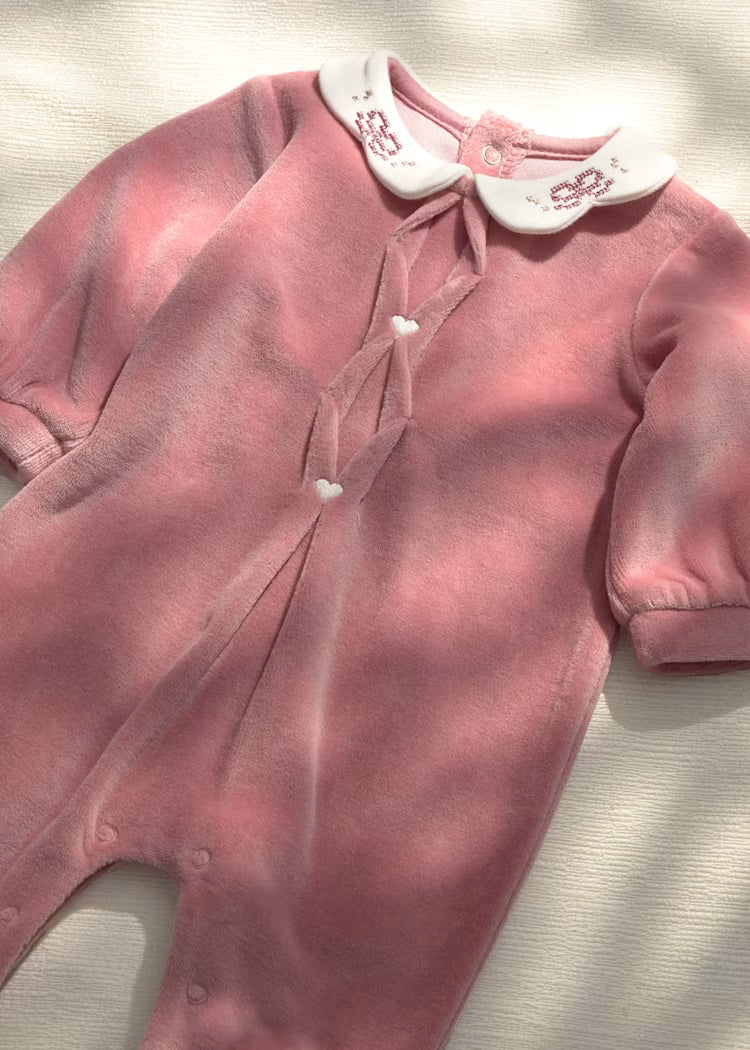 Pigiama colletto onde neonata Mayoral