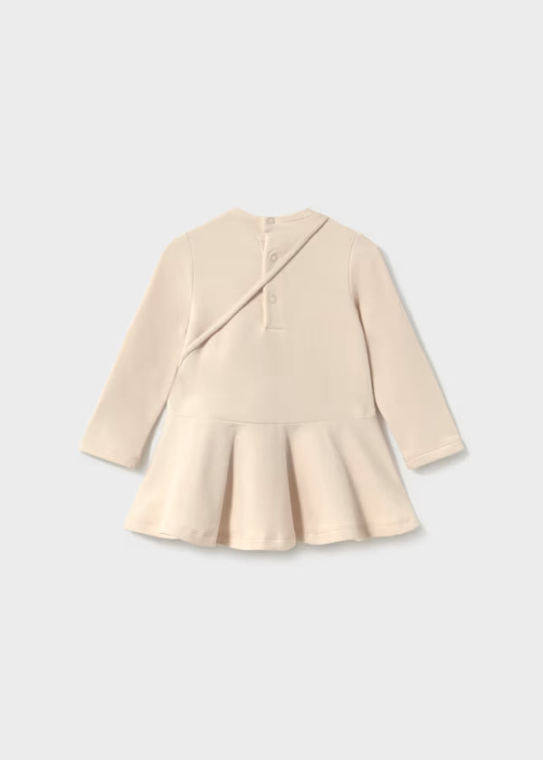 Vestito abbinato con borsa orsetto bimba Mayoral