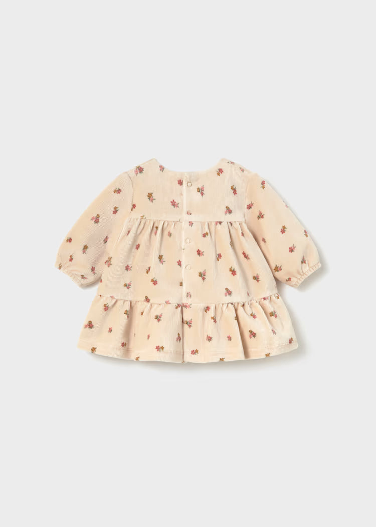 Vestito vellutato neonata Mayoral
