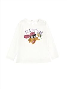 T-shirt Daffy Duck T-SHIRT A MANICHE LUNGHE BAMBINA MONNALISA - 19B617 2000