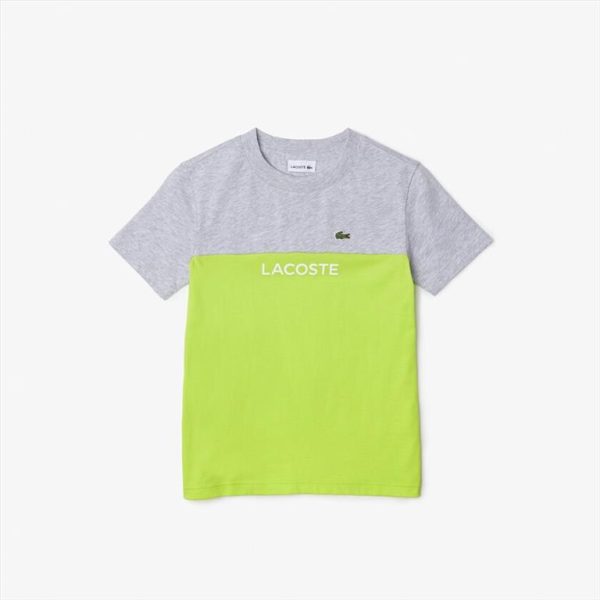 T-SHIRT A MANICHE CORTE BAMBINO - LACOSTE