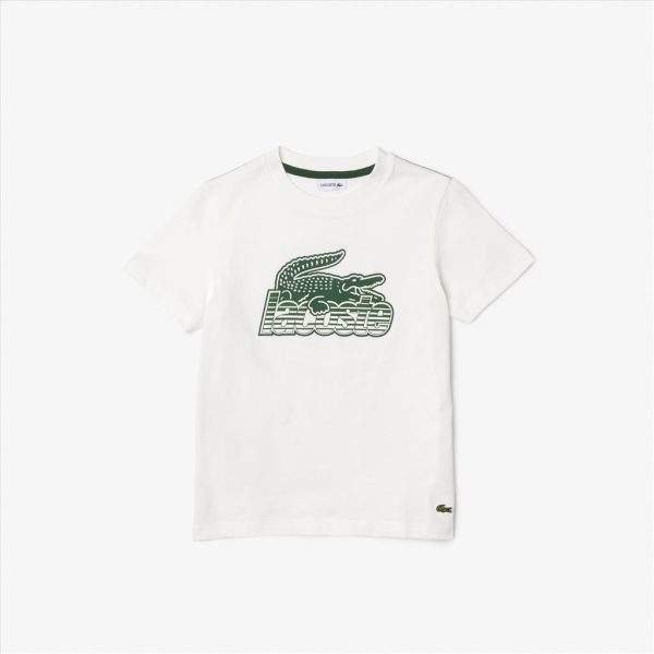 T-SHIRT A MANICHE CORTE BAMBINO - LACOSTE
