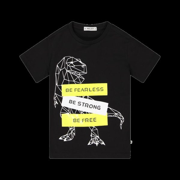 T-SHIRT A MANICHE CORTE BAMBINO - MELBY