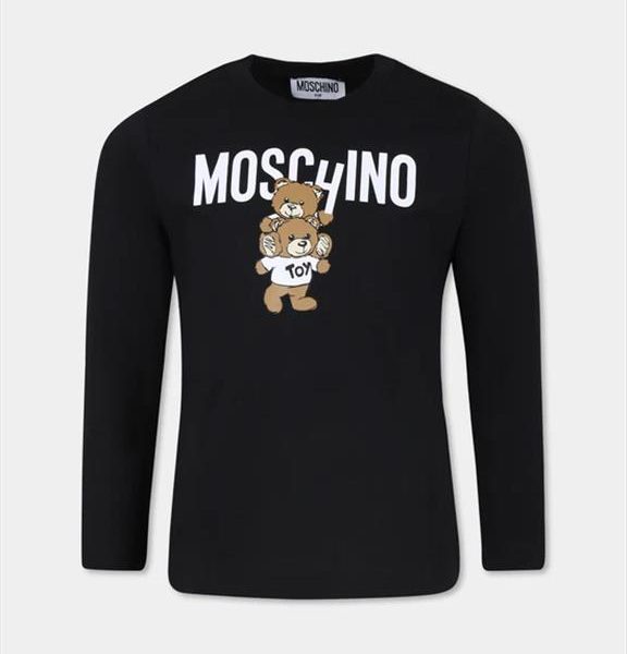 T-SHIRT A MANICHE LUNGHE UNISEX - MOSCHINO