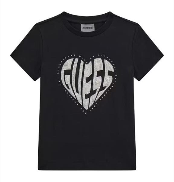 T-SHIRT A MANICHE CORTE BAMBINO - GUESS ITALIA SRL