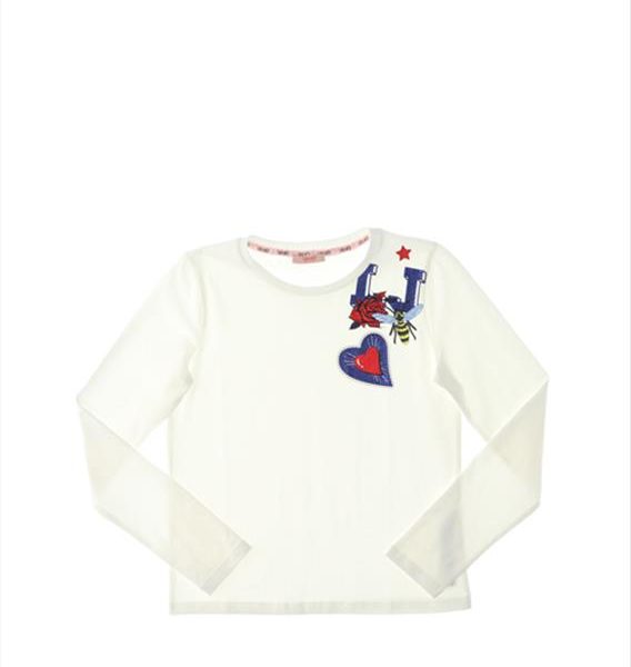 T-SHIRT A MANICHE LUNGHE BAMBINA - LIU JO