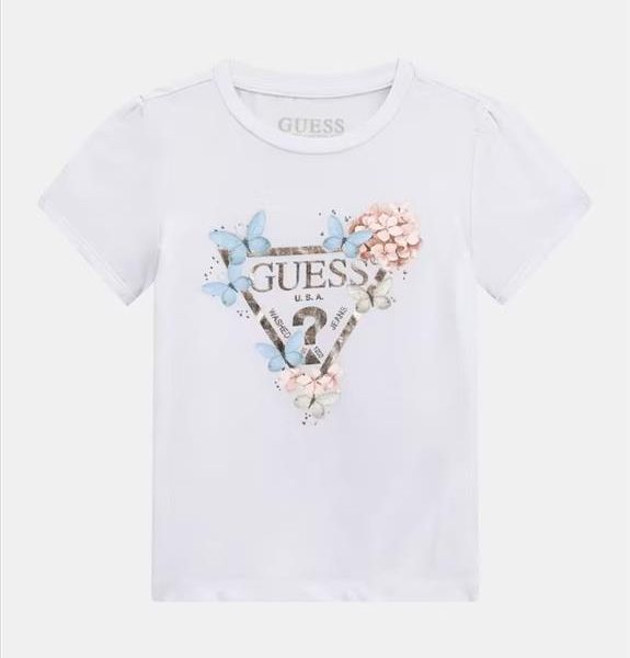 T-SHIRT A MANICHE CORTE BAMBINO - GUESS ITALIA SRL