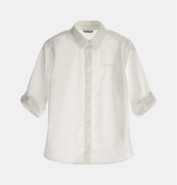 T-SHIRT A MANICHE CORTE BAMBINA - GUESS ITALIA SRL