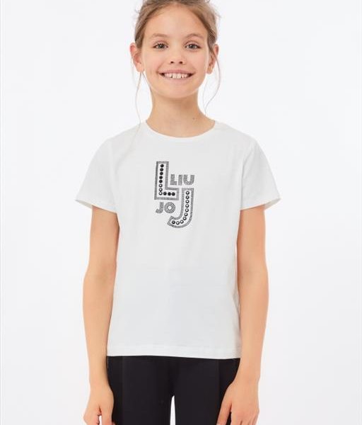T-SHIRT A MANICHE CORTE RAGAZZA - LIU JO